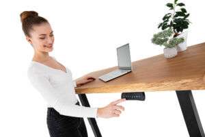Höhenverstellbarer schreibtisch oder einer mit fester höhe? Einfuehrendes foto 1
