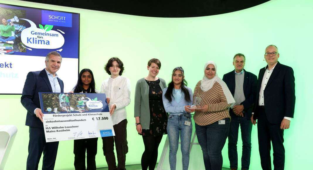 SCHOTT Foerderprojekt Schule und Klimaschutz Preisverleihung Mainz 2022 scaled
