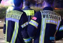 Großeinsatz der Feuerwehr Wiesbaden in Mainz-Kastel Unfall11 scaled