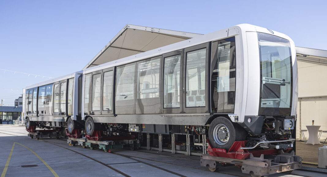 Train of the new Sky Line People Mover scaled Train of the new Sky Line People Mover scaled