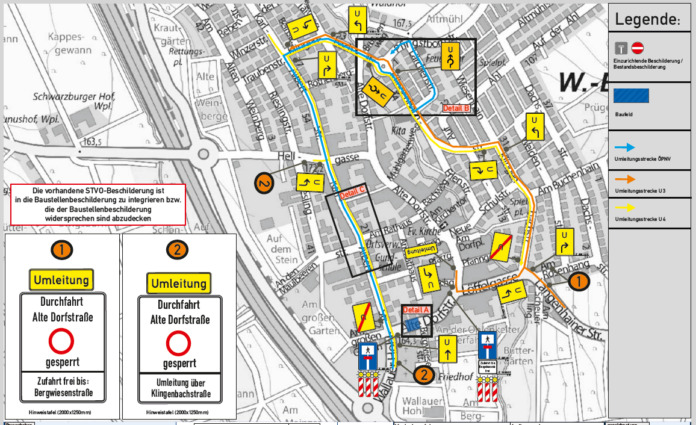 221205 Umleitung in Breckenheim