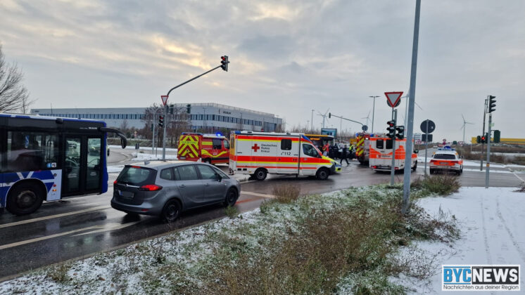 Einsatz im winter, mainz