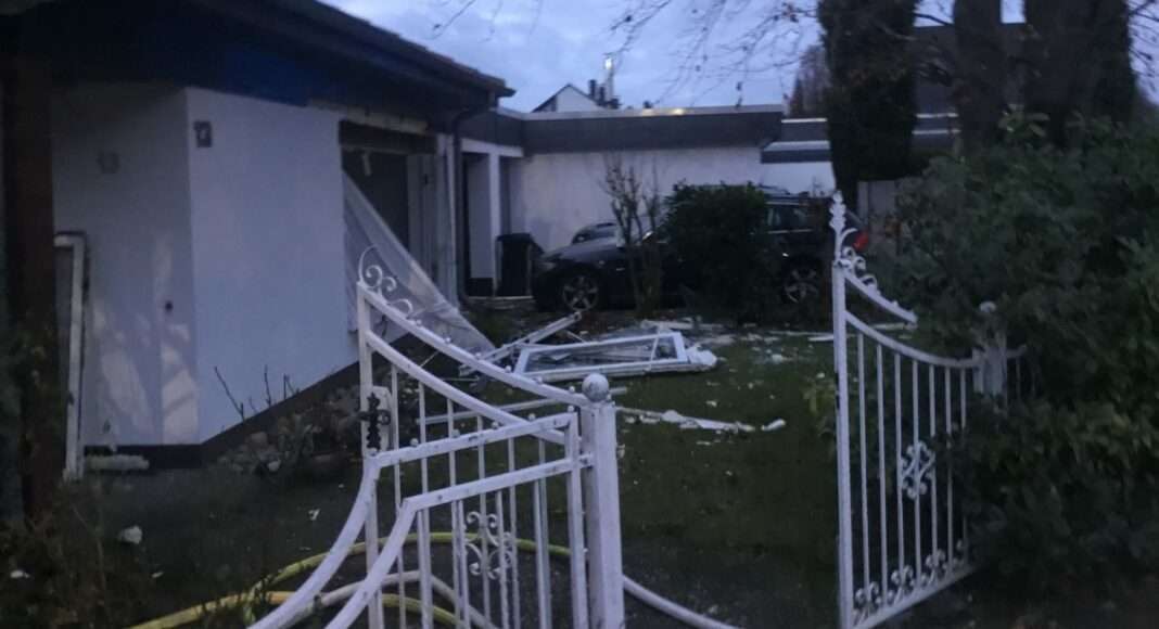 Explosion Wohnhaus, Symbolbild