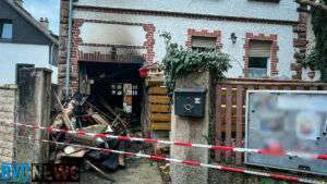 Einfamilienhaus in mainz-bretzenheim nach feuer unbewohnbar