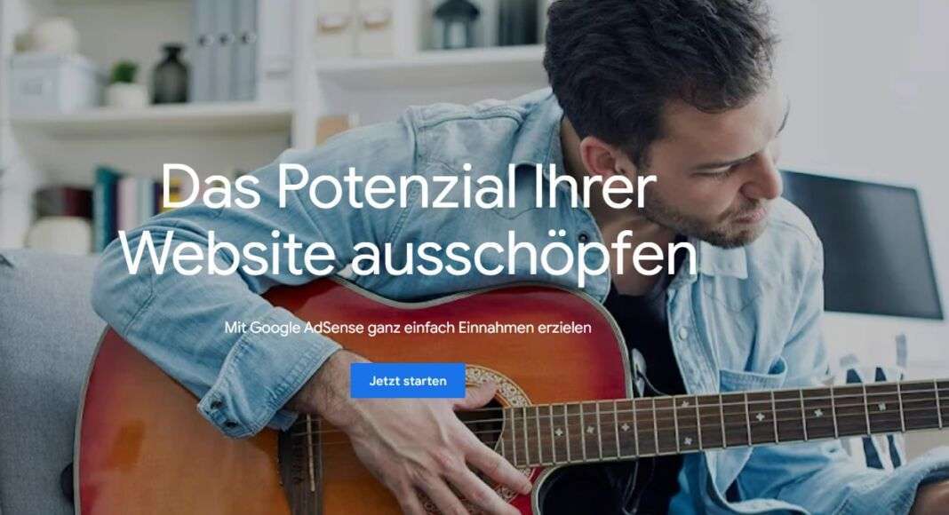 Google Adsense anmelden