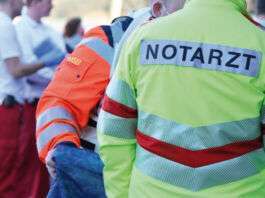 Notarzt, Unfall