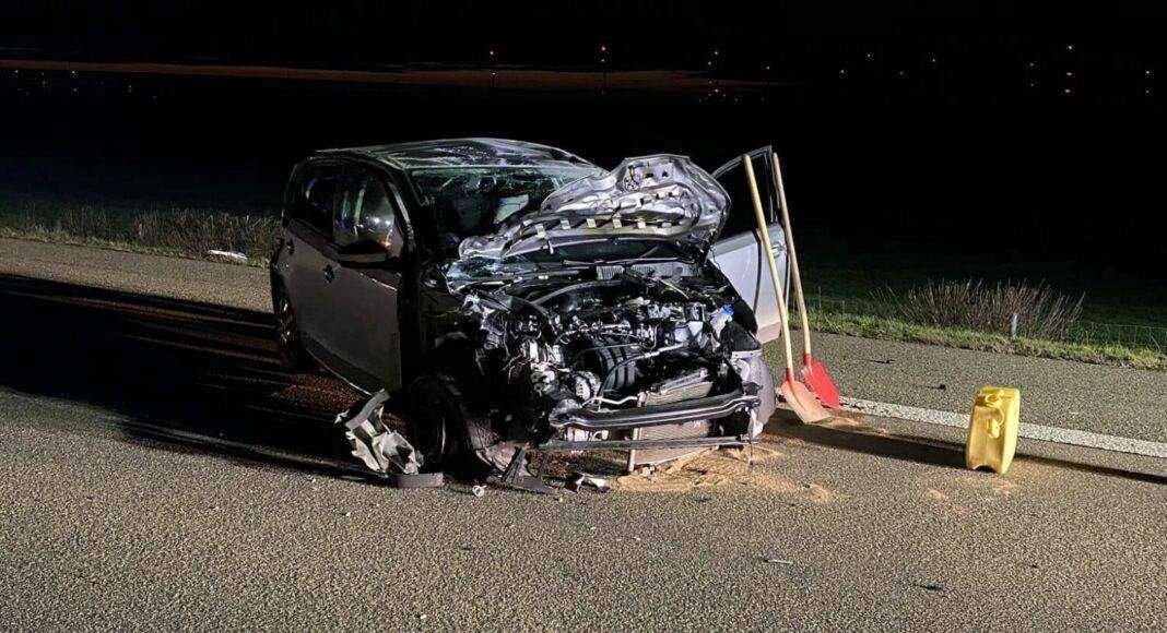 Unfall auf der A63 bei Freimersheim Unfall auf der A63 bei Freimersheim
