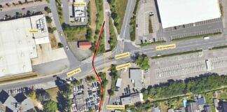 Grafik Alzeyer Straße Rüsselsheim