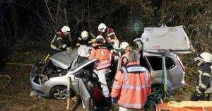 Schwerer verkehrsunfall zwischen wörrstadt und sulzheim