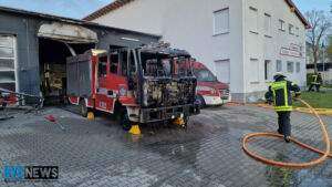 Brand in der feuerwache riedstadt-wolfskehlen - rund 200. 000 euro sachschaden 1