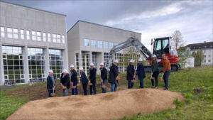 Spatenstich an der technischen hochschule in bingen