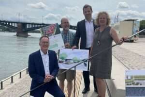 Vollsperrung in der stadt ingelheim