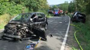 Drei verletzte bei unfall in der vg rüdesheim