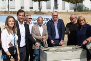 Mainz: grundsteinlegung für das neue aareon-gebäude auf dem kisselberg Mainz: grundsteinlegung für das neue aareon-gebäude auf dem kisselberg