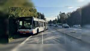 Straßensperrung in mainz-gonsenheim