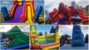 Freizeitspaß in ingelheim mit hüpfburgen und wasserrutschen 1