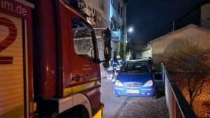 Autofahrer in sprendlingen die weiterfahrt untersagt