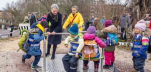 Neuer spielplatz im frankfurter zoo