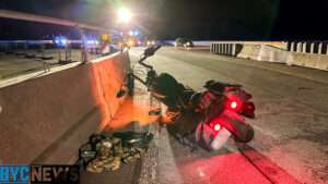 Schwerer verkehrsunfall auf der autobahn a643 bei mainz-mombach