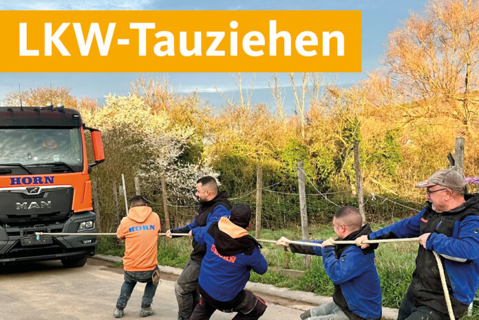 LKW-Tauziehen