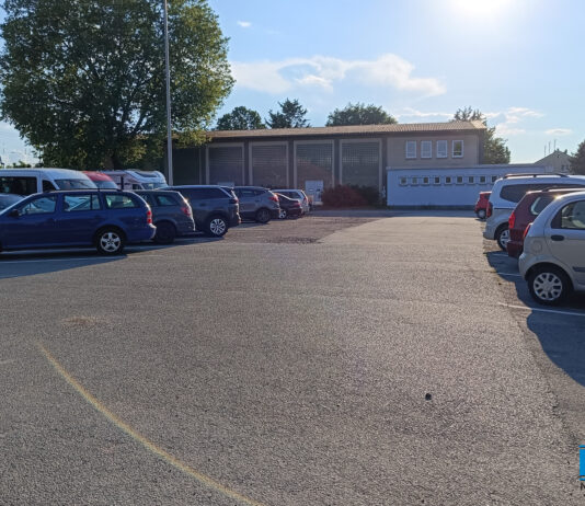 Parkplatz am Bürgerhaus in Gustavsburg