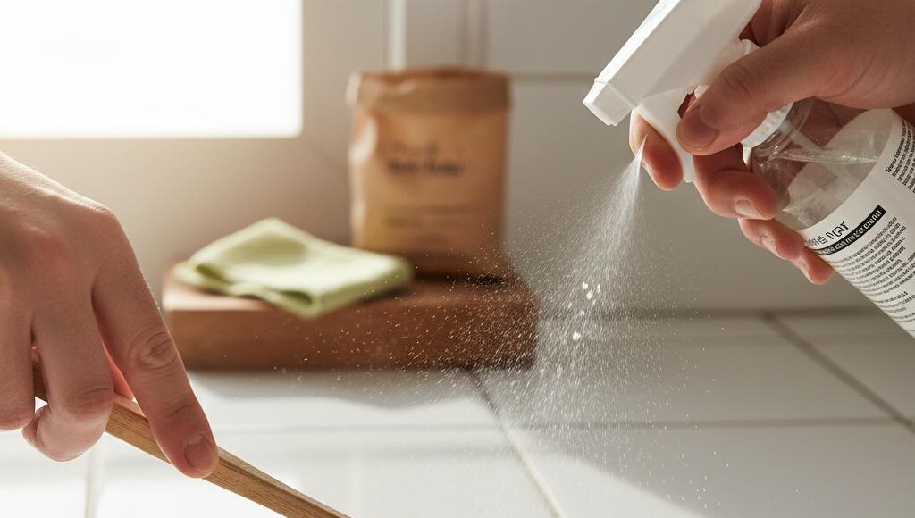 Fliesenfugen reinigen Hausmittel