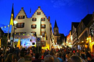 Bauarbeiten und verkehrsbehinderungen in rüsselsheim für mehrere monate