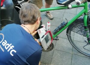 Fahrradcodierung mit dem adfc im mainzer umweltladen
