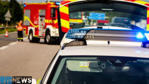 Vollsperrung nach unfall auf der a61 bei gau-bickelheim