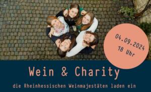 Benefiz-weinprobe der rheinhessischen weinmajestäten