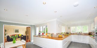 Küche, Fliesen, Wohnen,