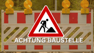 Vollsperrung wegen bauarbeiten in mainz-finthen