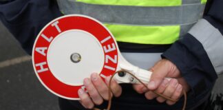 Kontrolle der Polizei Symbolbild
