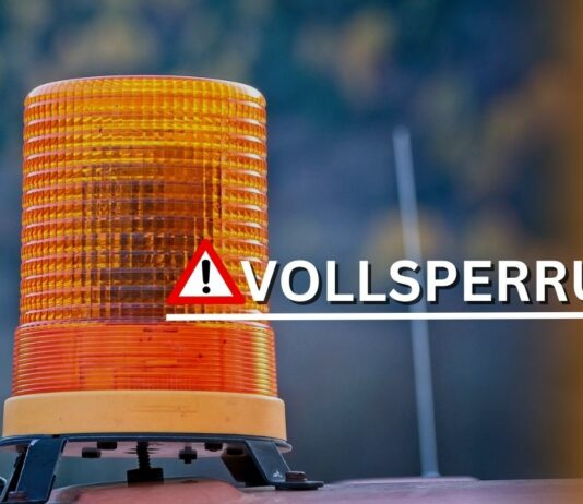 Vollsperrung B9