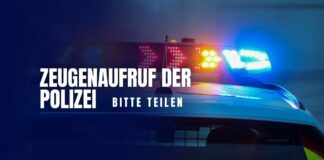Zeugenaufruf der Polizei