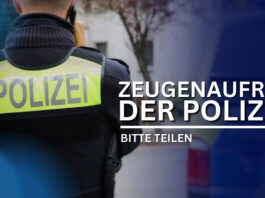 Zeugenaufruf der Polizei
