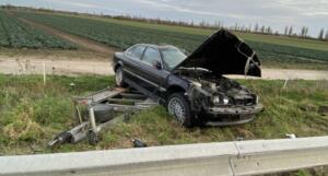 Schwerer unfall auf der a61 - bmw fliegt von anhänger Schwerer unfall auf der a61 - bmw fliegt von anhänger