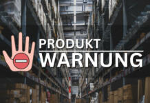 Warnung vor Parkside-Produkt – Nicht mehr verwenden! Produktwarnung