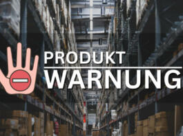 Produktwarnung