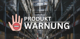 Produktwarnung