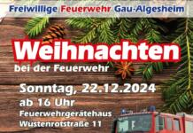 Glühwein und Bratwurst bei der Freiwilligen Feuerwehr Gau-Algesheim