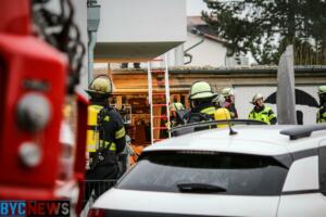 Mainz: mann mit schusswaffe am höfchen