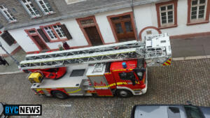 Mainz: brandgeruch in der altstadt