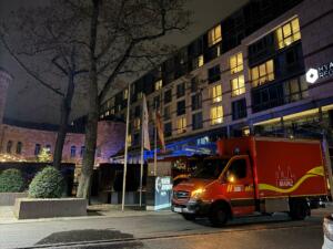 Feuer im 6. Obergeschoss vom hyatt mainz
