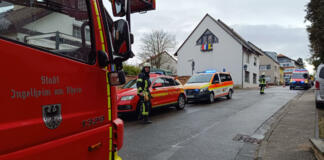 Rettungseinsatz in Wackernheim