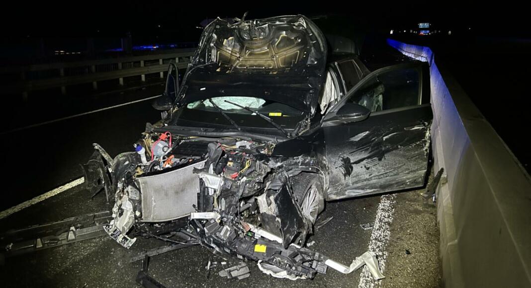 Unfall auf der A643 | Foto: Polizei