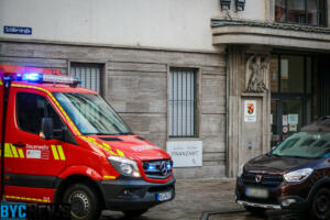 Einsatz der feuerwehr am finanzamt mainz Feuerwehr mainz | foto: byc-news