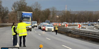 Unfall auf der A60 bei Heidesheim