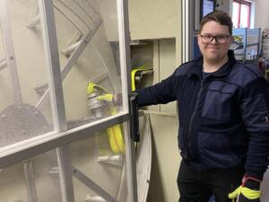 Dirk rosenbaum bei der feuerwehr rhein-selz | quelle: in. Betrieb ggmbh