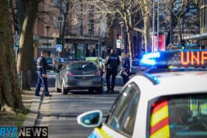 Mainz: schwer verletzter fußgänger in der kaiserstraße